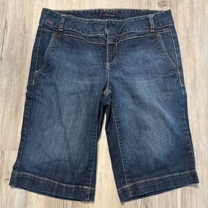 Tommy Hilfiger Blue Denim Women's Bermudas